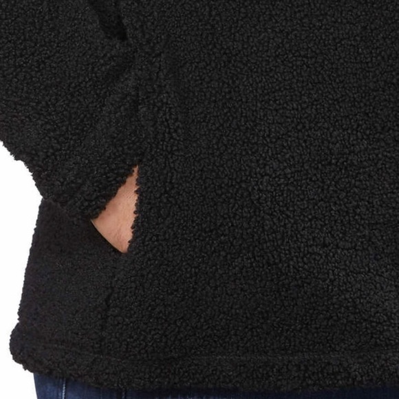 Hi-Tec Men’s ¼ Zip Pullover Black XL - Picture 5 of 6